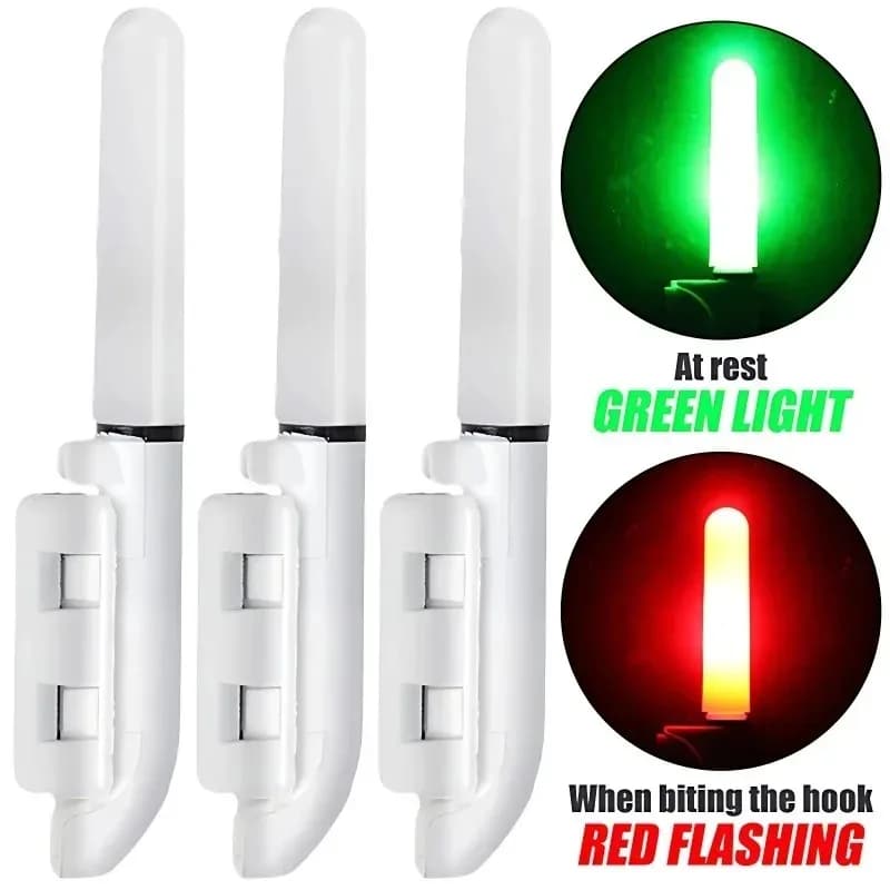 Lampe LED amovible pour canne à pêche étanche - Flotteur lumineux nuit piles CR425