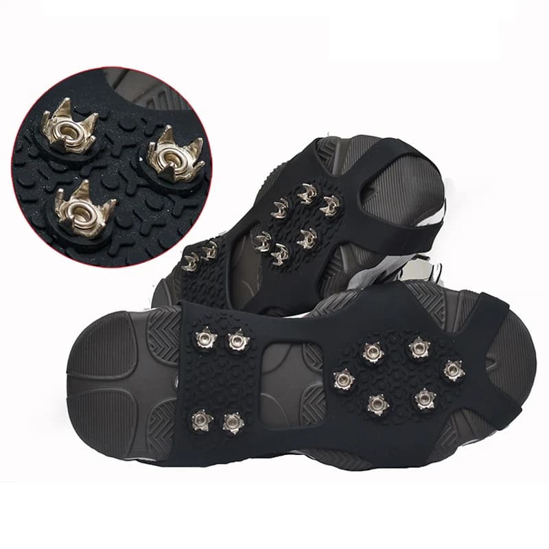 Crampons amovibles semelle bottes pêche récif rocheux antidérapants acier inoxydable 304 couvre-chaussures