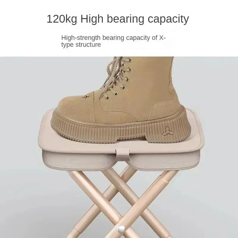 Tabouret pliant camping avec sac de rangement - Siège pêche portable pour plage et pique-nique