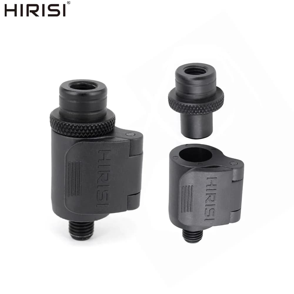 Connecteur rapide aluminium Hirisi AQ211 pour alarmes pêche - Accessoire pod et bank sticks