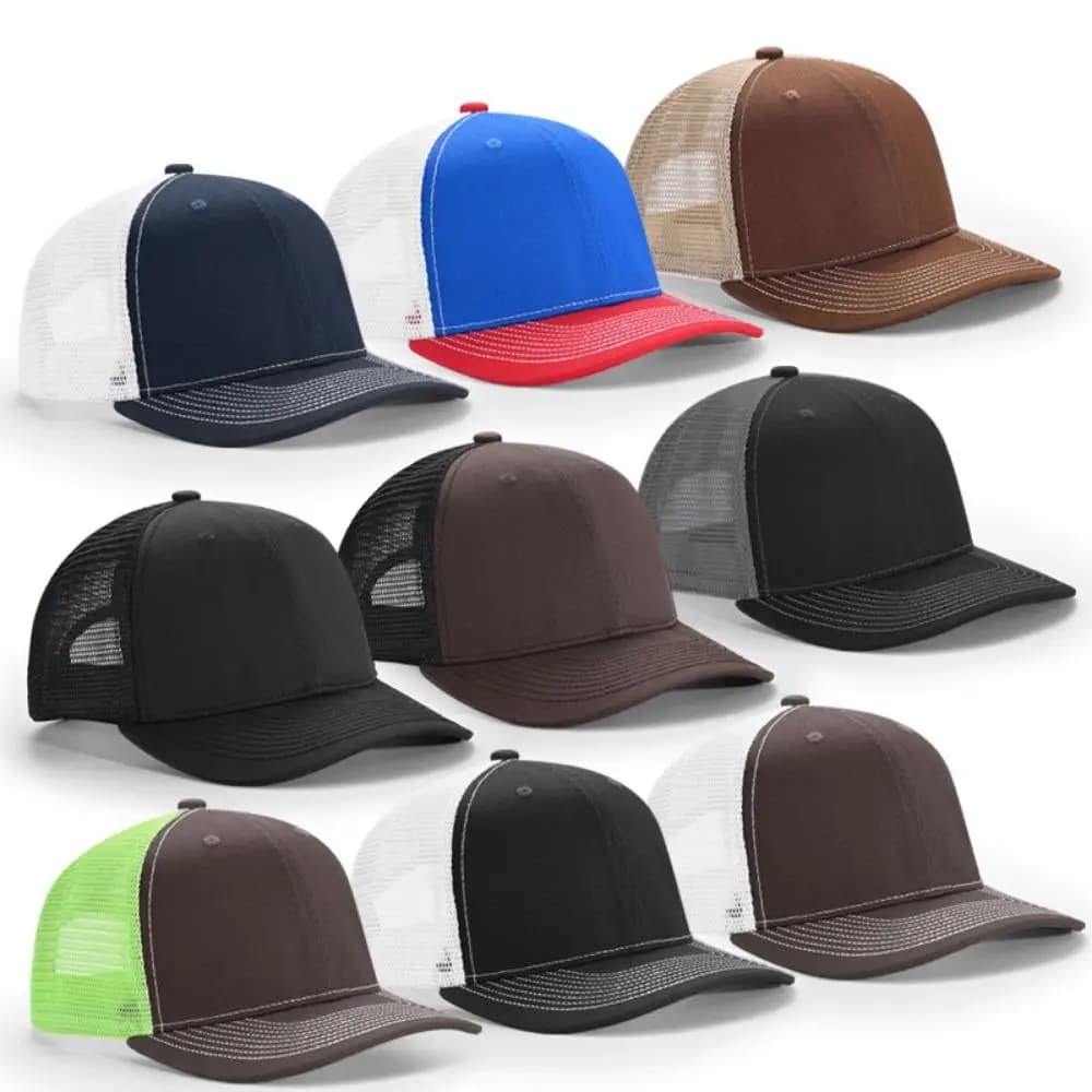 Casquette unisexe légère été - Brim légèrement courbé pour pêche confortable et discrète