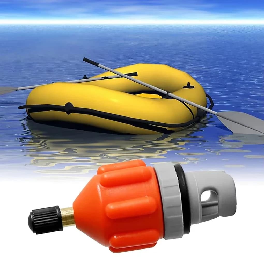 Adaptateur valve air DIZETION étanche résistant pour pompe kayak bateau gonflable pêche