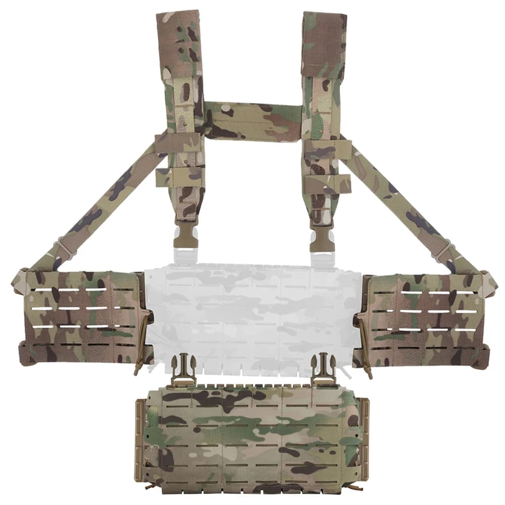 Gilet tactique ARC Chest Rig V3 avec poches triple chargeur 5.56 - Équipement chasse et airsoft molle