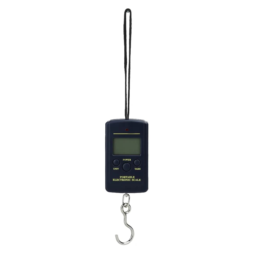 Balance digitale LCD mini 40Kg x 10g pour bagages, nourriture et pêche avec écran rétroéclairé portable