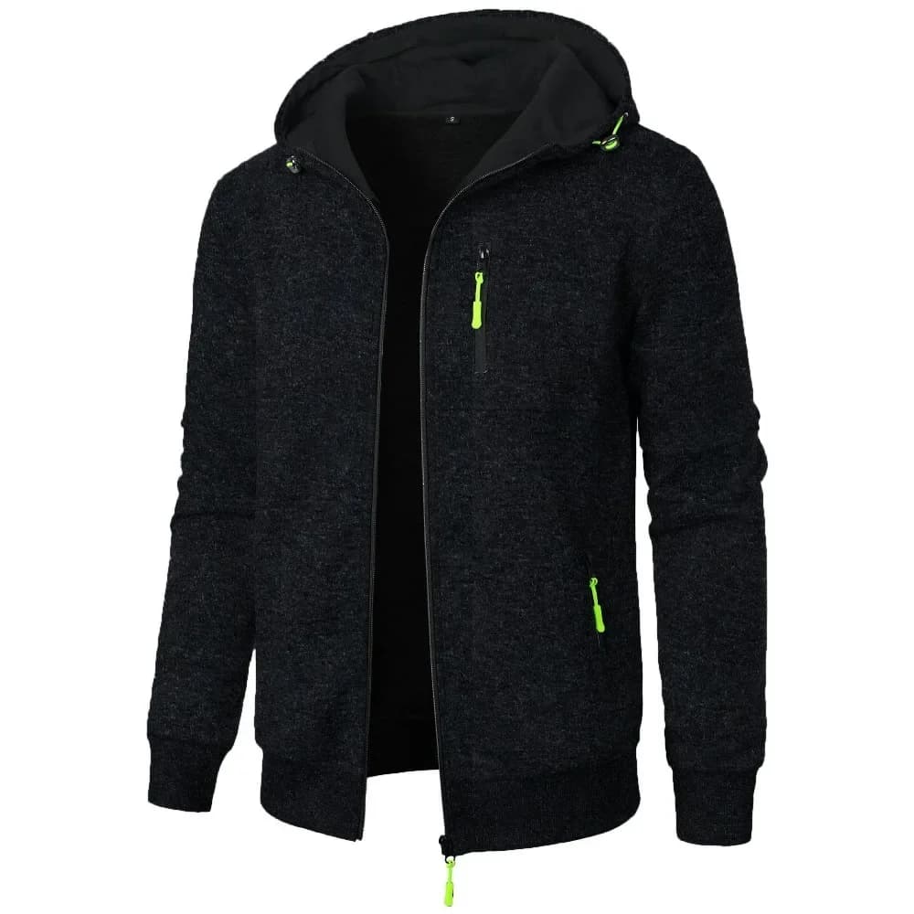 Sweatshirt pêche homme capuche - Vêtement technique confortable pour pêche sportive automne