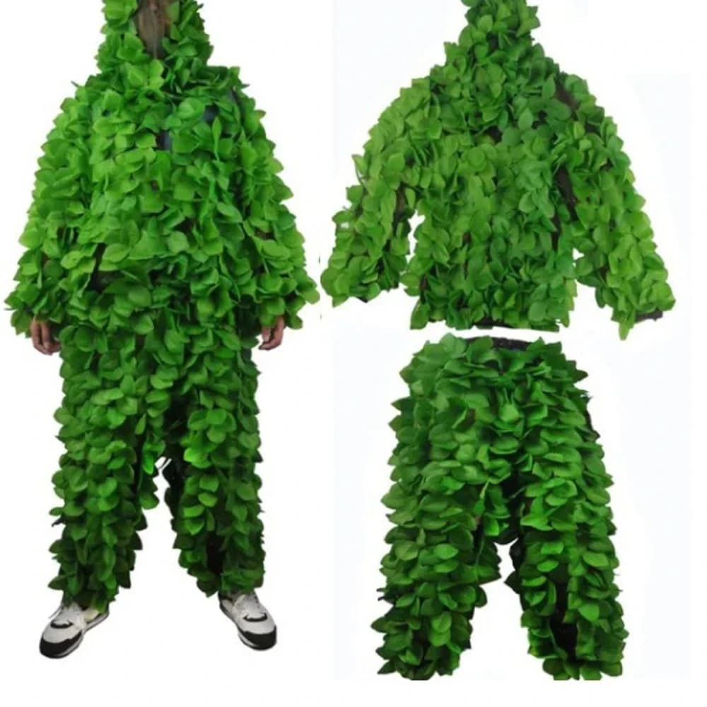 Tenue camouflage bionique Ghillie pour homme femme - vêtements tactiques chasse pêche extérieur