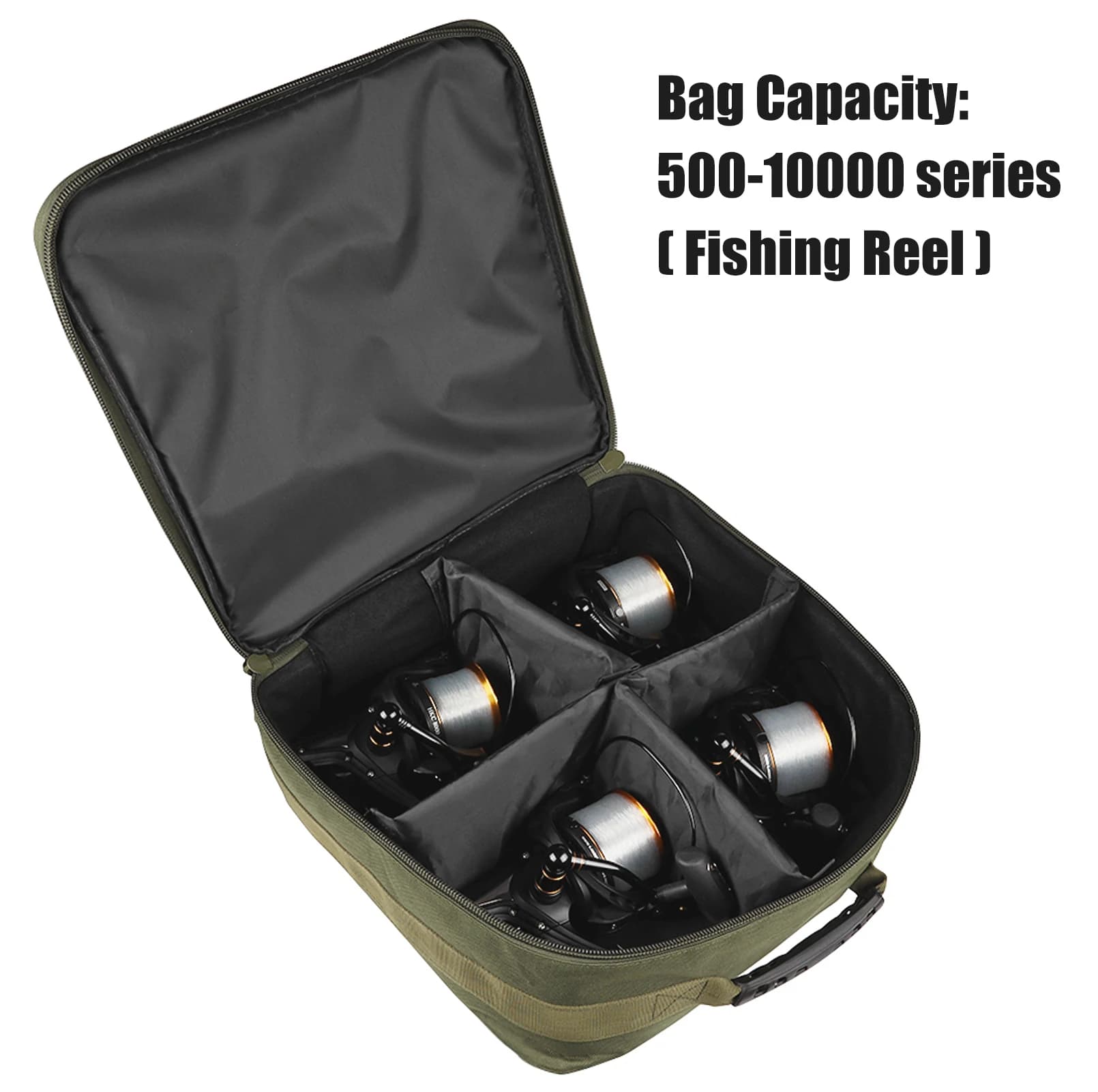 Sac de rangement pour moulinets de pêche spinning série 500-10000 - Étui de transport pratique