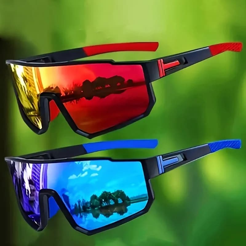 Pack 2 lunettes vélo outdoor pour pêcheurs - Protection UV400, idéales randonnée et escalade vers spots