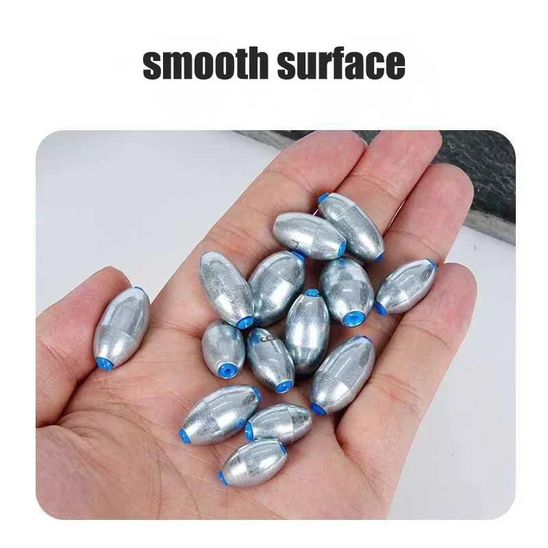Plombs de pêche creux alliage acier carbone 20 pièces 3g à 10g - Poids appâts leurres