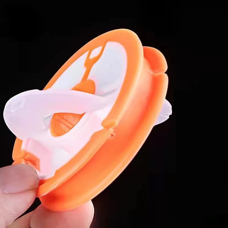 Boîte rangement ligne pêche arc-en-ciel - Bobine silicone 6-10 broches qualité professionnelle