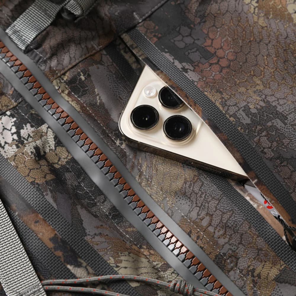 Veste camouflage pêche hiver homme Hudson - Imperméable isolée chasse extérieur - Protection thermique camouflage