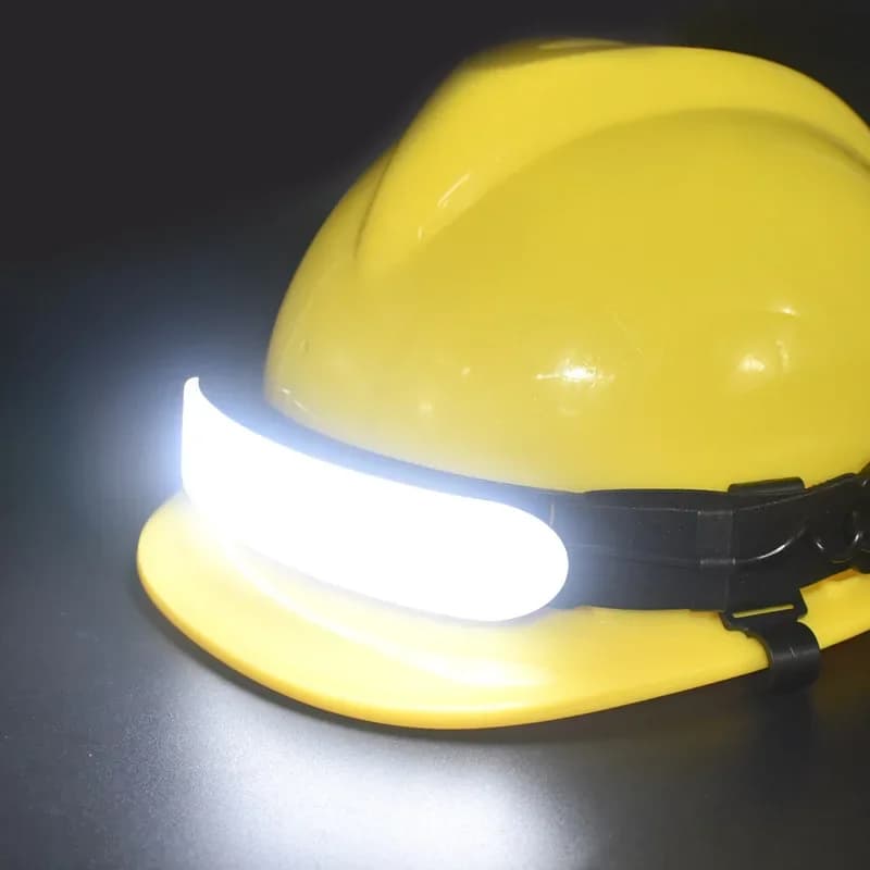 Lampe frontale pêche USB rechargeable 5000mAh ultra large angle 31 LED COB pour pêche nocturne