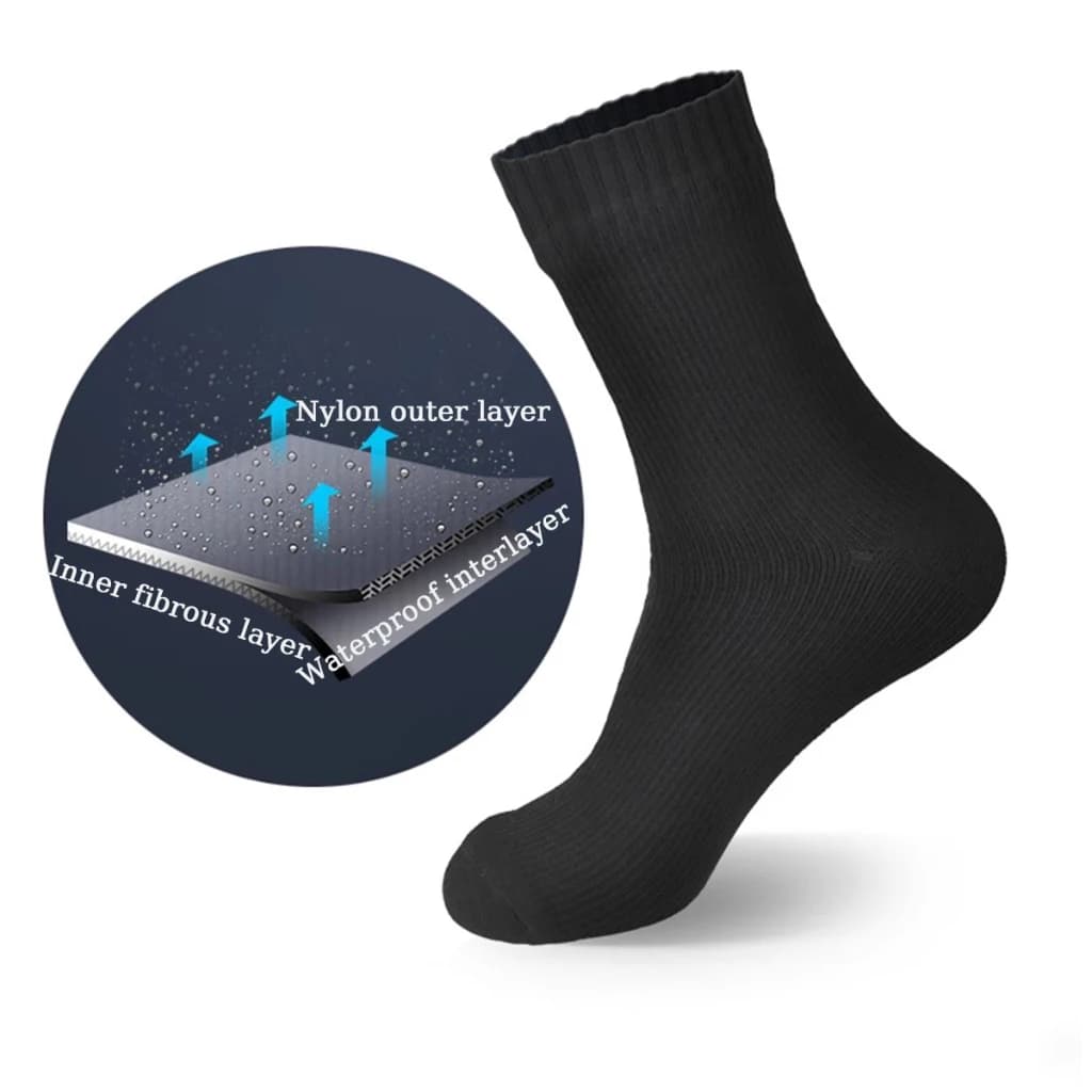 Chaussettes étanches randonnée camping - Respirabilité ski hiver sports aquatiques