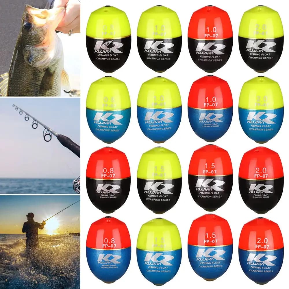 Flotteur de pêche ABS durable avec bâton lumineux - Bouée mer rocheuse lumineuse accessoires pêche résistants