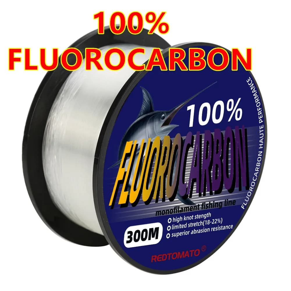 Ligne de pêche fluorocarbone japonaise 0.12 à 0.48mm, bas de ligne mer haute discrétion pour pêche aux leurres