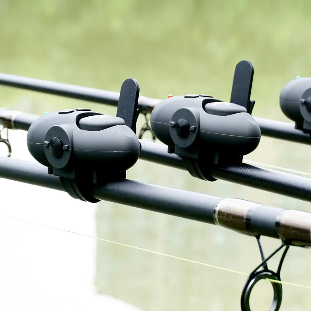 Set d'alarme de touche Hirisi SV1 avec étui portable - Indicateur lumineux haute qualité pour pêche carpe