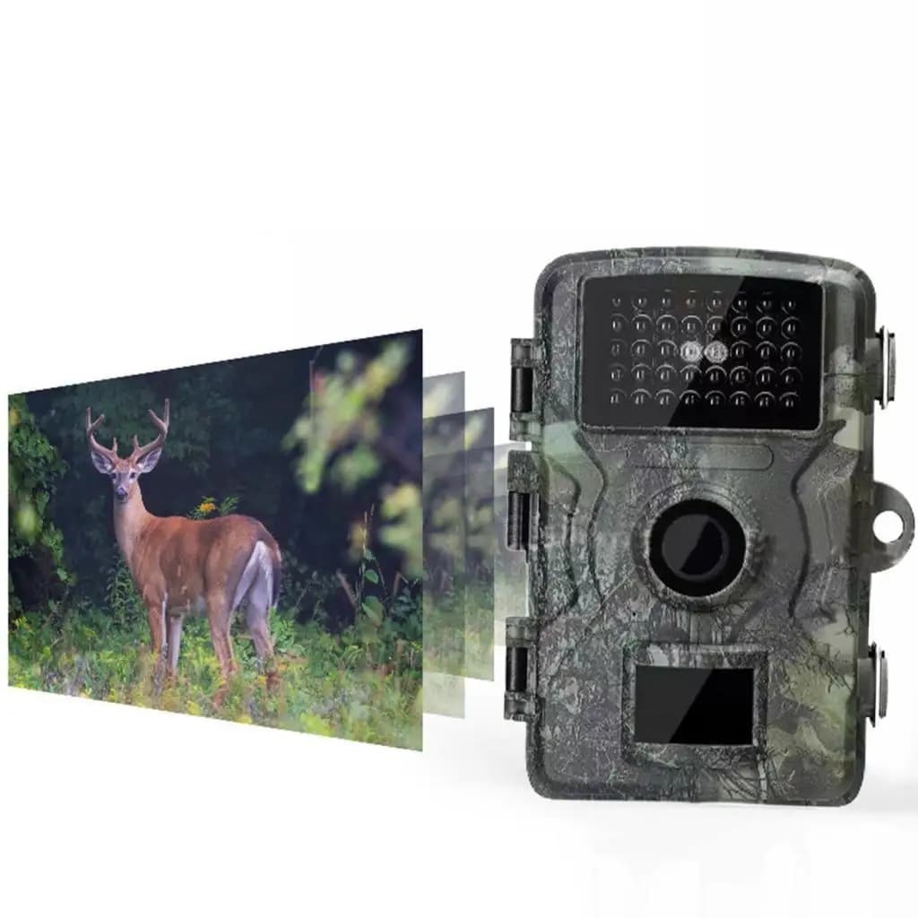 Caméra de chasse étanche 12MP infrarouge pour jardin et ferme - Équipement professionnel de surveillance