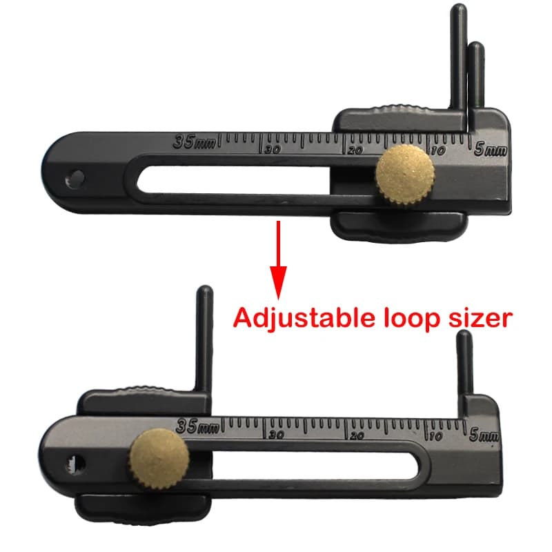 Outil nœuds pêche carpe Rigtrip réglable pour montage hair rig et boucles précises