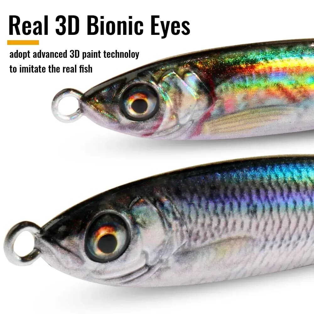 Cuillère Tournante Métal 20-40g Œil Laser 3D - Leurre Spinning Popper Pêche Carnassiers Spinnerbait