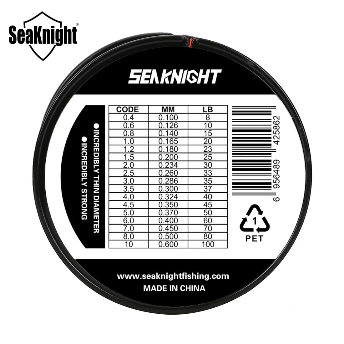 SeaKnight 4 brins fil pêche tressé PE 8-100LB 300-1000M - Ligne mer eau douce haute résistance