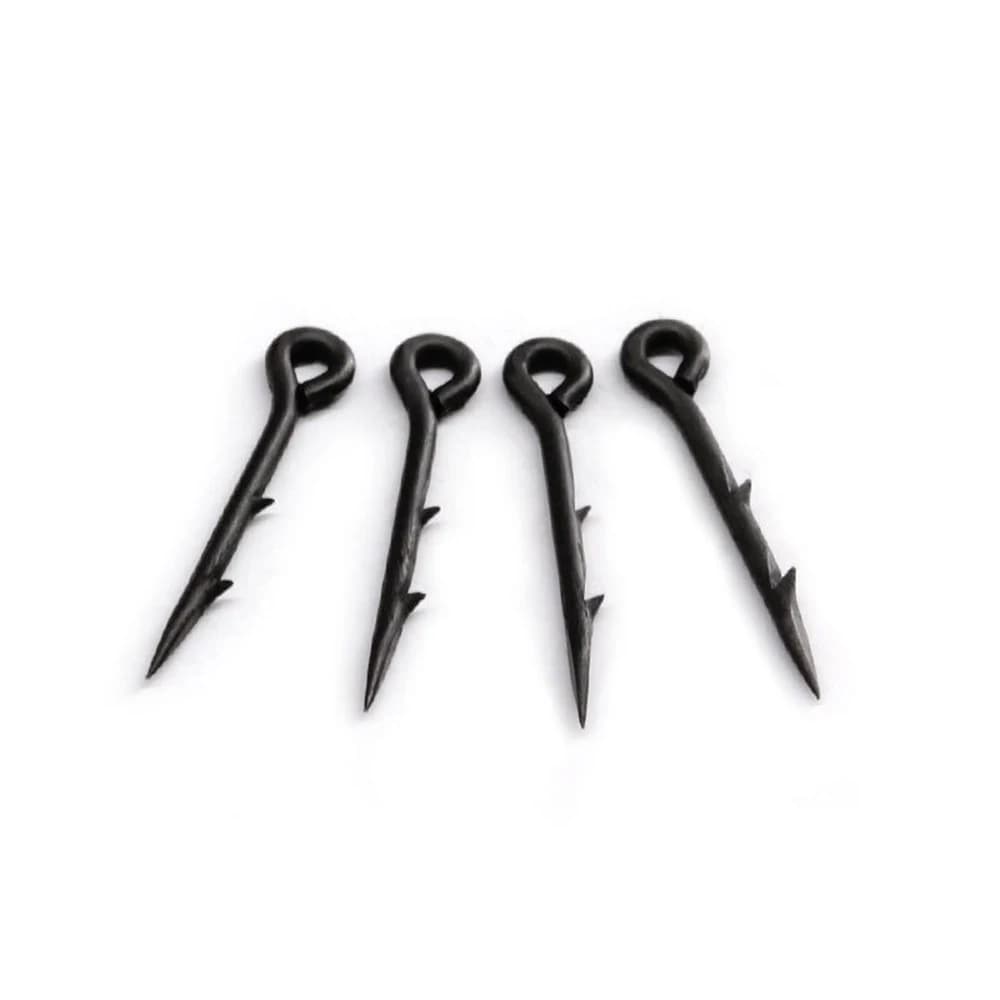Pics métalliques sting boilies 50-100pcs pour montage hair rig, pêche à la carpe avec appâts