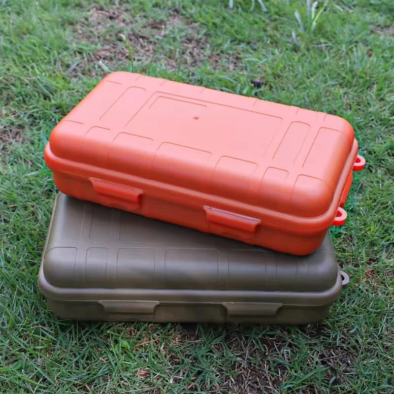 Boîte de survie EDC étanche et antichoc extra large - Coffre de rangement pour équipement outdoor