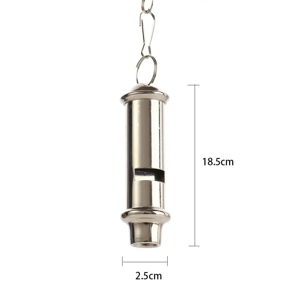 Sifflet survie métal avec cordon portable sécurité alerte pour pêcheurs randonneurs campings urgences