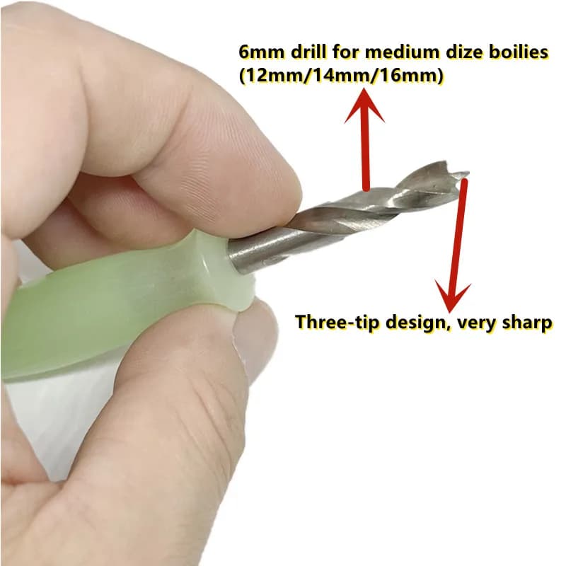 Poinçon à trou 6mm pour boules de liège pêche carpe - Outil perçage appâts accessoire carpe