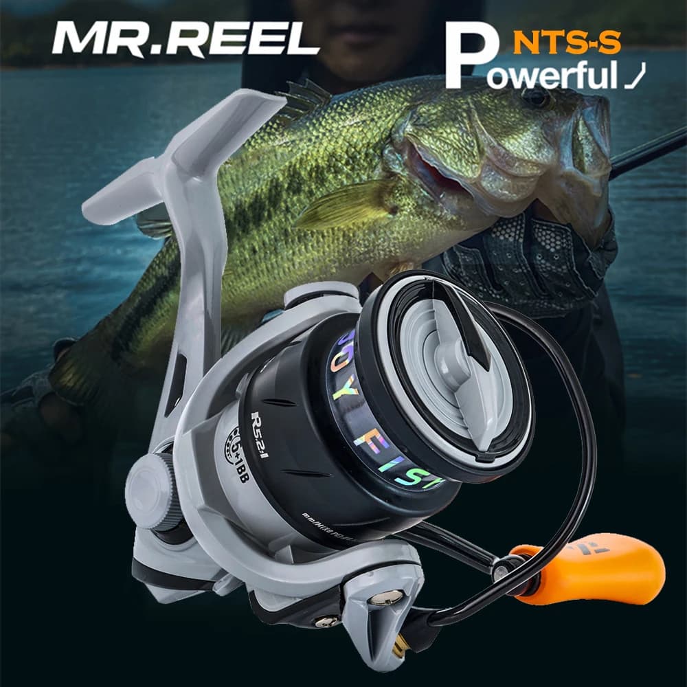 Moulinet spinning MR.REEL bobine alliage shallow - Bras CNC métal et drague bold pour casting