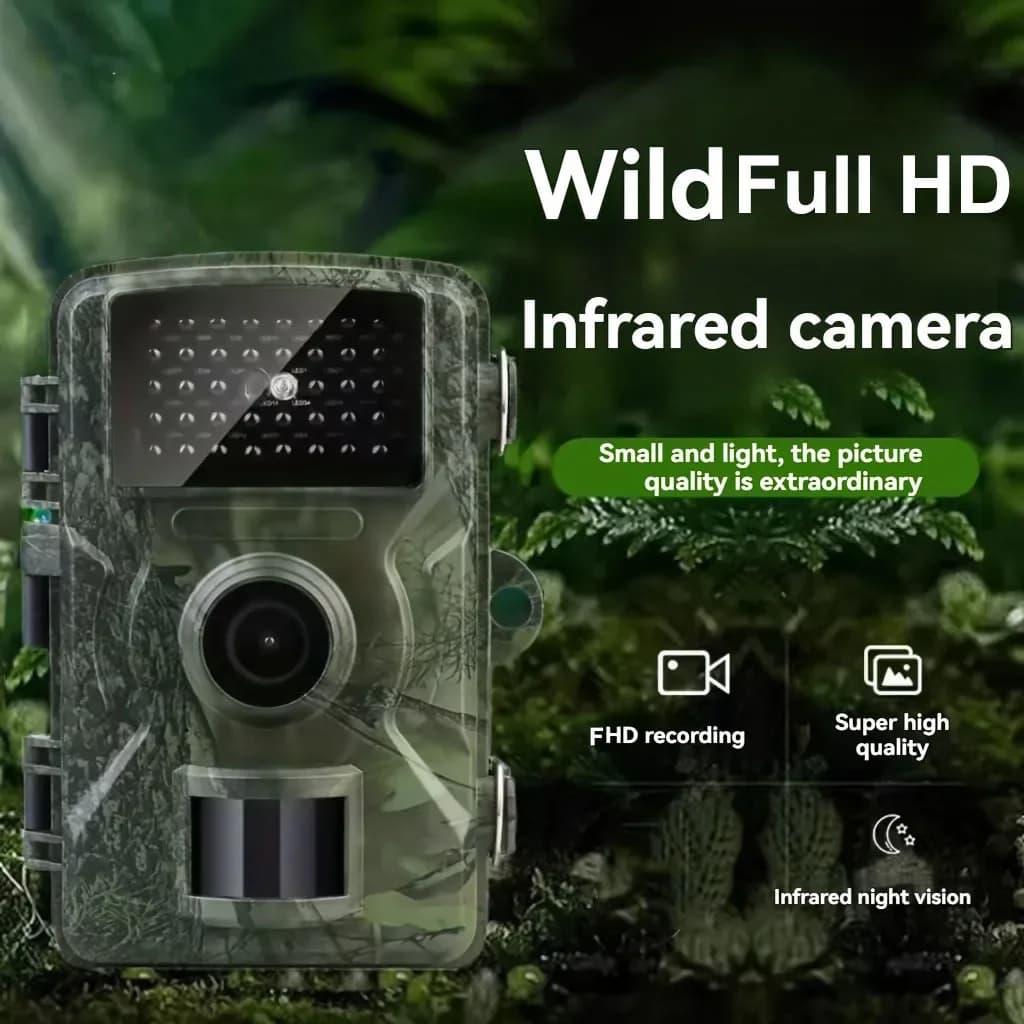 Caméra de chasse étanche infrarouge avec détection de mouvement pour piégeage photo et suivi animalier extérieur