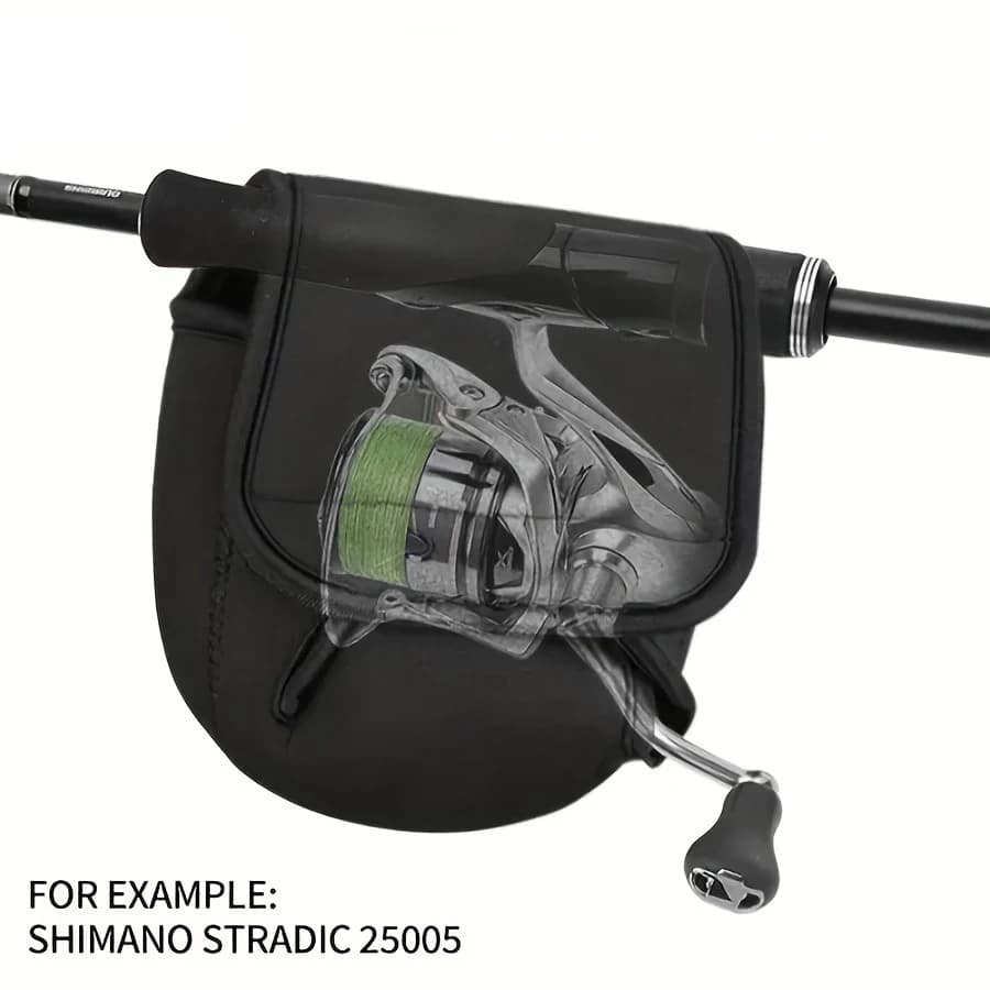 Housse de protection pour moulinet de pêche spinning casting raft étui de rangement couverture tambour