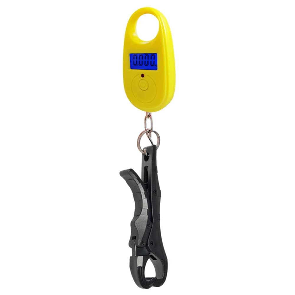 Balance pêche portative APWIKOGER 40kg 3 modes pesée avec forceps pour maitriser le poisson en extérieur