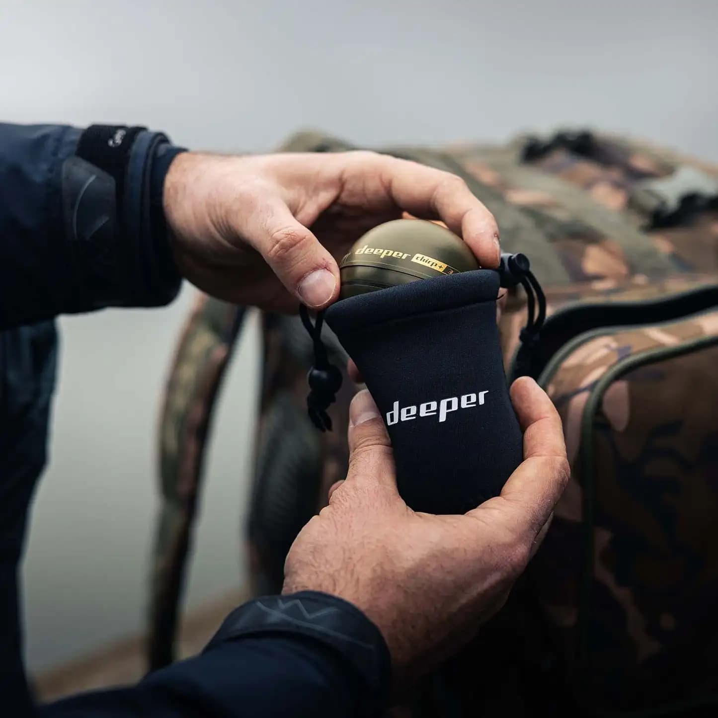 Deeper Smart Sonar Chirp+3 3ème génération avec cartographie GPS 3D et batterie 15H pour pêche mobile