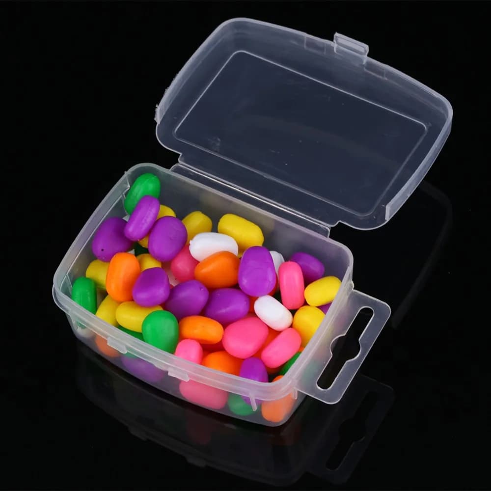 60 appâts maïs artificiels flottants pour carpe - 6 couleurs assorties boîte complète