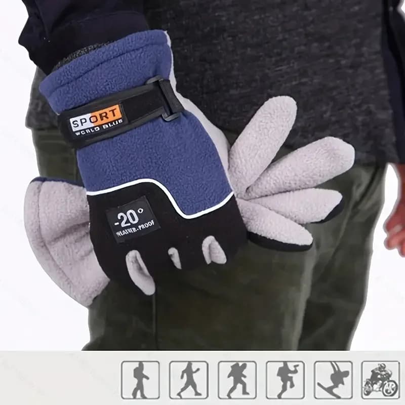Gants pêche hiver homme femme chauffants imperméables pour pêche en mer et rivière