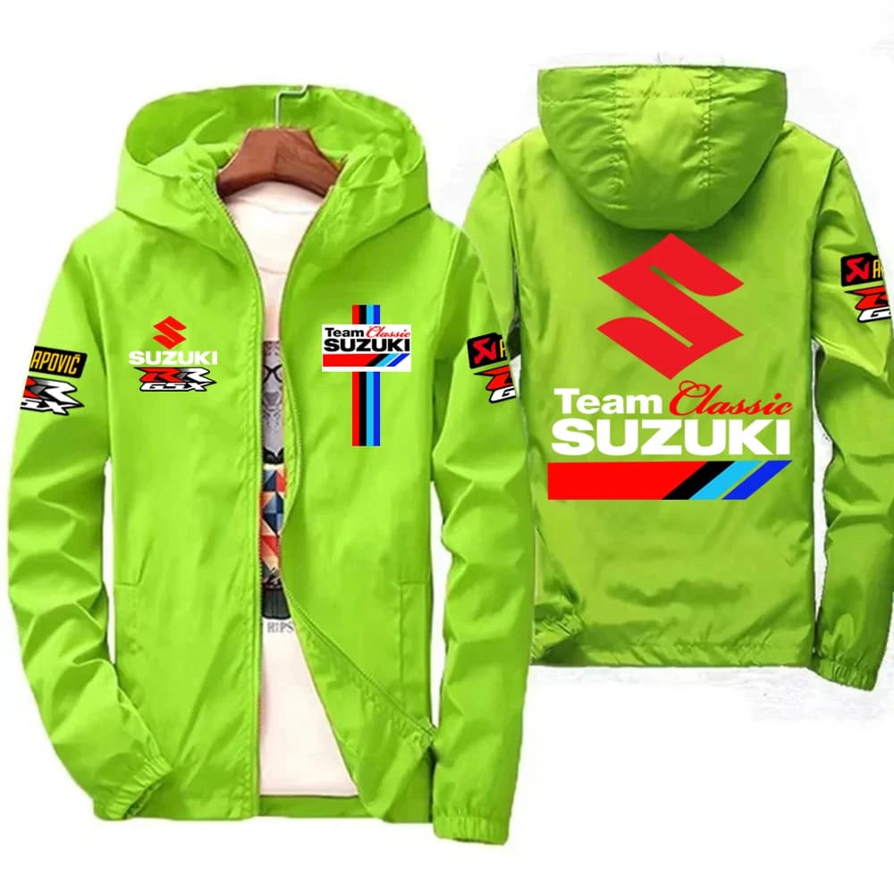 Veste Suzuki Racing printemps automne homme coupe-vent décontractée sport outdoor couple tendance