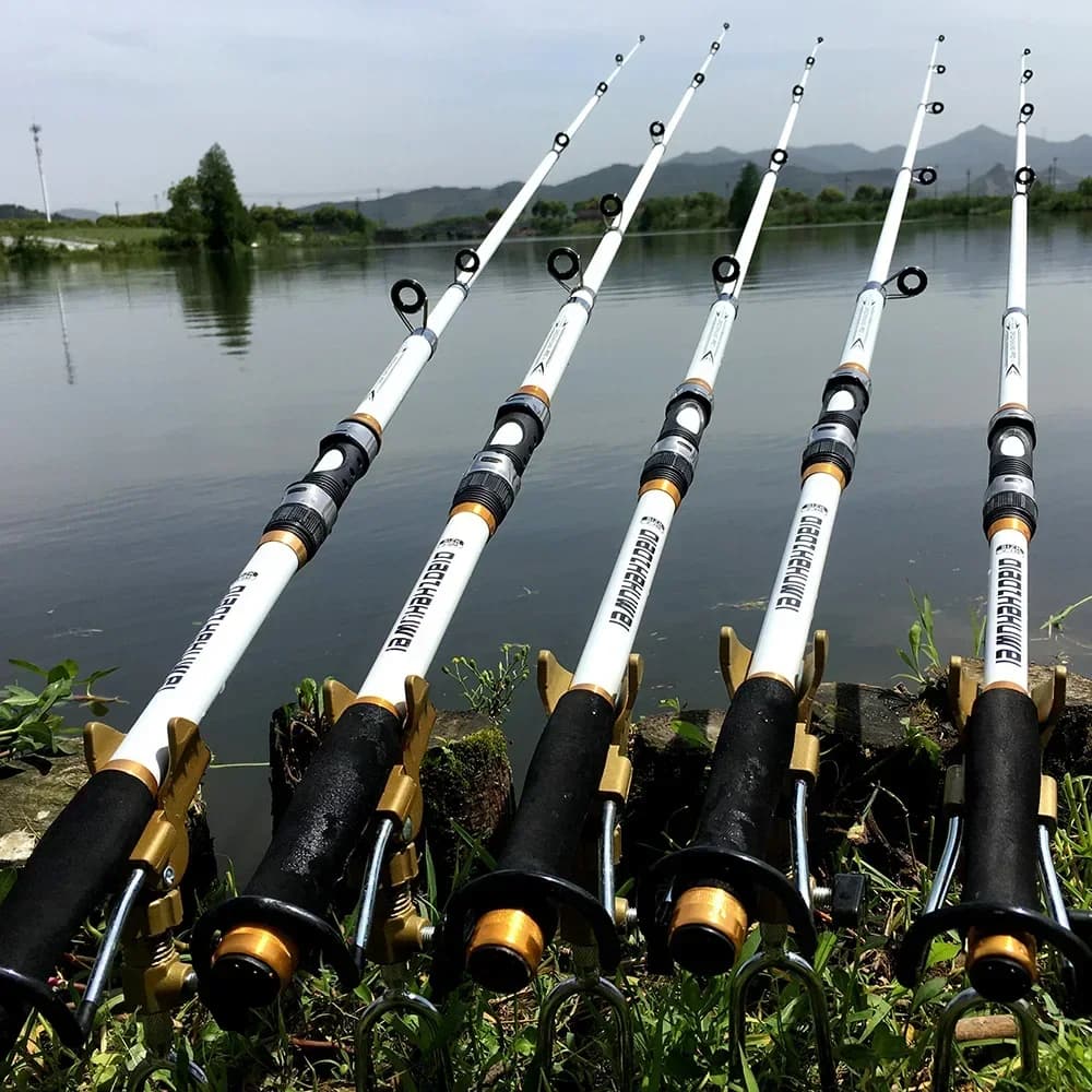 Canne à carpe GHOTDA 2.1M-3.6M Carp Fishing Rod Feeder Hard FRP Carbon Fiber Telescopic Fishing Rod Fishing Pole