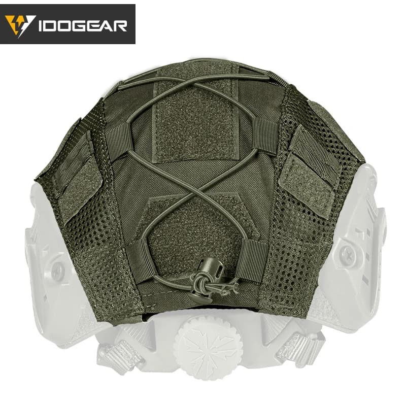 Housse nylon IDOGEAR pour casque FAST - Accessoire tactique couverture chasse pêche