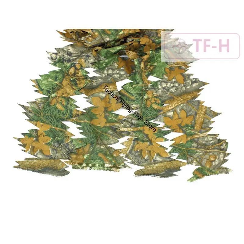 Bandelettes tissu camouflage Ghillie 1.5m pêche bricolage matériel dissimulation fait main