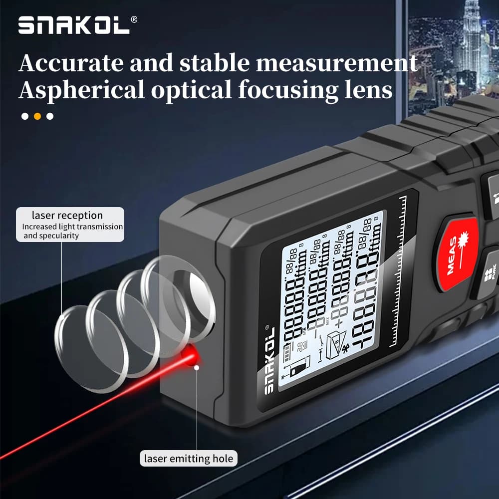 Télémètre laser Snakol 50M à 120M - Outil numérique de précision pour pêcheurs exigeants