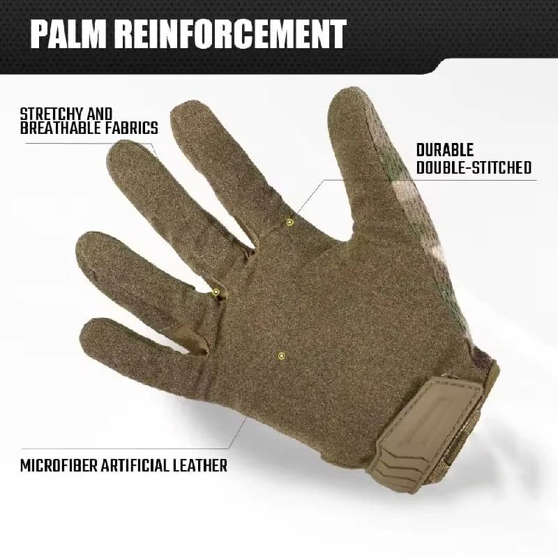 Gants tactiques pleine main homme femme compatibles écran tactile pour chasse tir sport
