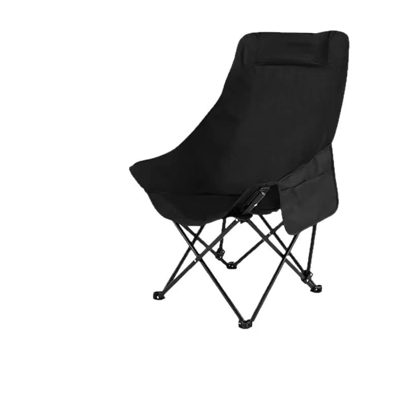 Chaise lune portable 4 positions réglables, siège pliable camping et plage pour pêche et activités extérieures