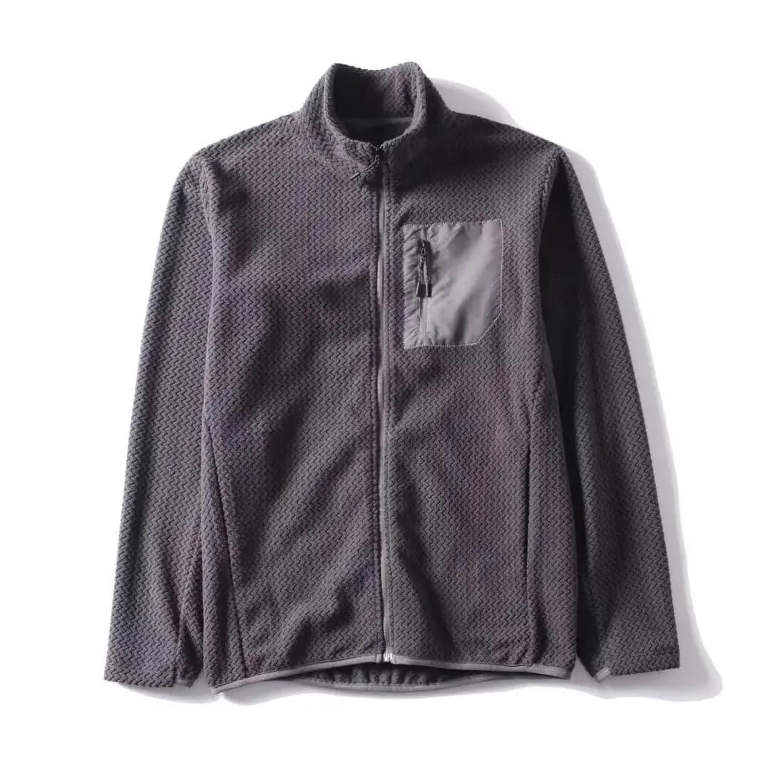 Veste polaire pêche montagne homme - Col montant outdoor - Vêtement randonnée escalade chasse