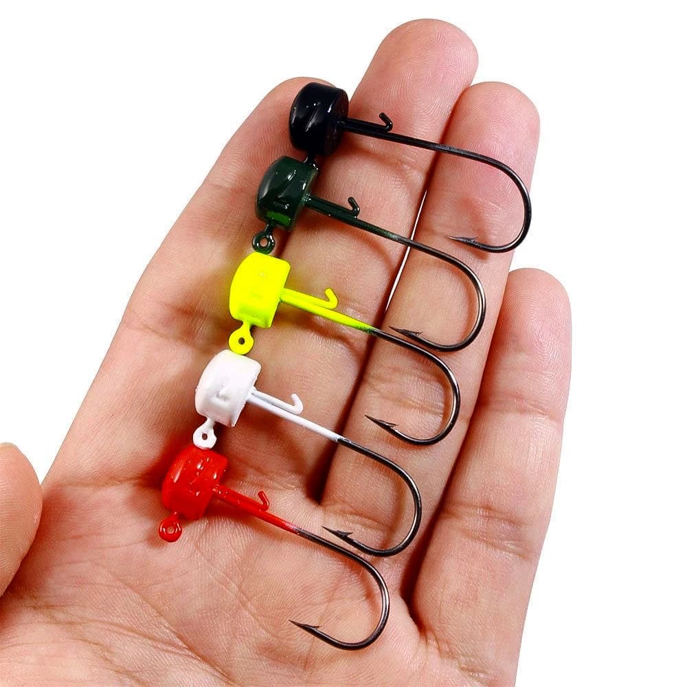 Hameçons Ned Rig 2.8g à 7g tête champignon pour leurres souples pêche finesse 5-20 pièces