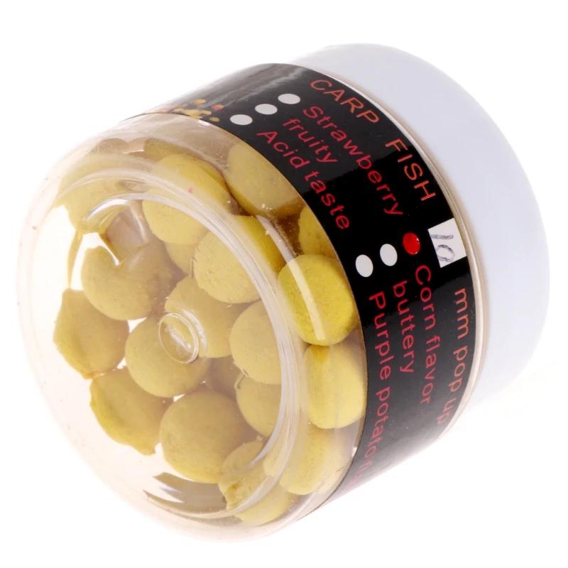 Perles flottantes aromatisées pour pêche carpe - billes pop up saveurs attractives appâts artificiels