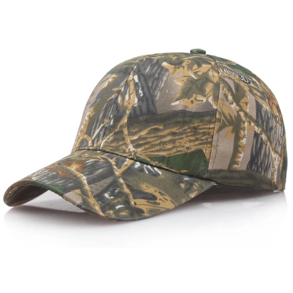 Casquette camouflage pêche unisexe 7 couleurs - Protection solaire sport été homme femme outdoor