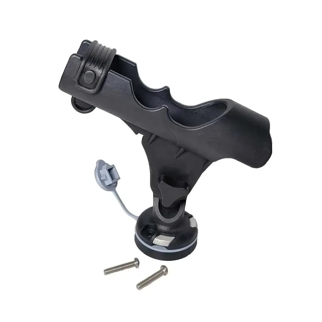 Support canne à pêche pour kayak - Fixation sur rail coulissant pour bateau PVC et pneumatique