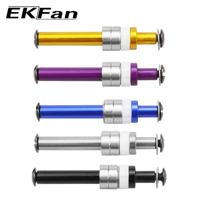 Arbre alliage aluminium Ekfan 7x4x2.5mm - Roulement acier inox pour manches moulinets DAI&SHI