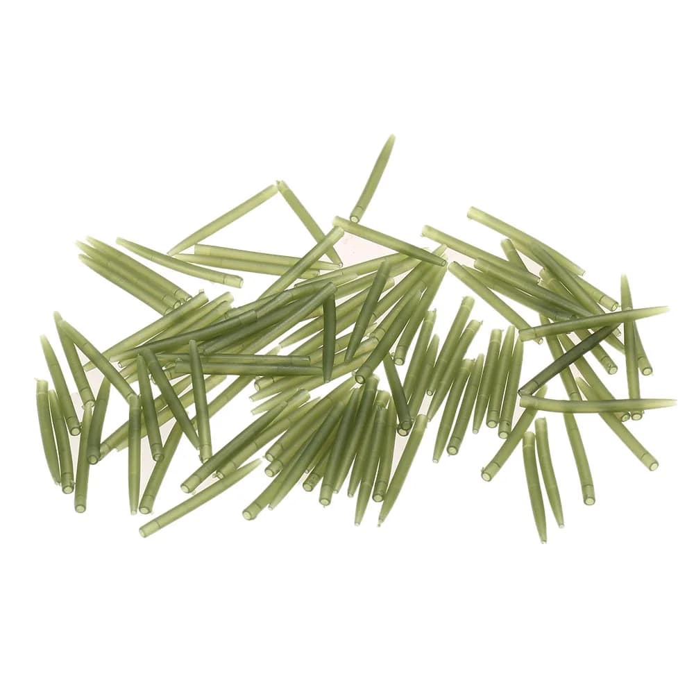 30/50/100pcs 54mm Anti Tangle Rubber Sleeves Connect with Fishing Hook Carp Coar