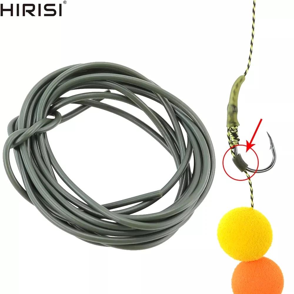 Tube silicone pour hameçons et montages pêche carpe - Système sécurité lead-clip tailles 0.5x1.8mm 0.8x1.9mm 3m